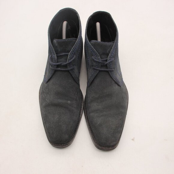 Hugo Boss Chukka  Men\'s US 7.5 UK 6.5 Navy Suede Classic Lace Up Boots main image 6